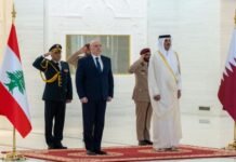 Katar Emiri, Aoun ile Enerji ve Yatırım Alanlarında İş Birliğini Görüştü